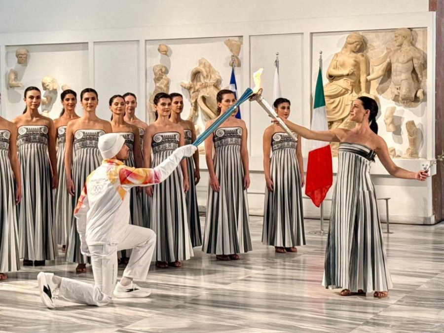 Казахстан принял участие в церемонии зажжения олимпийского огня в Древней Олимпии