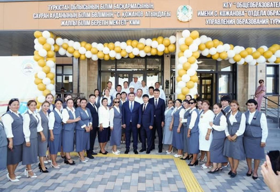 «Школы будущего»: в Сауранском районе открылась новая школа на 300 мест