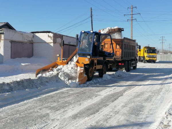 Более 41 тыс. кубометров снега вывезли из столицы за ночь