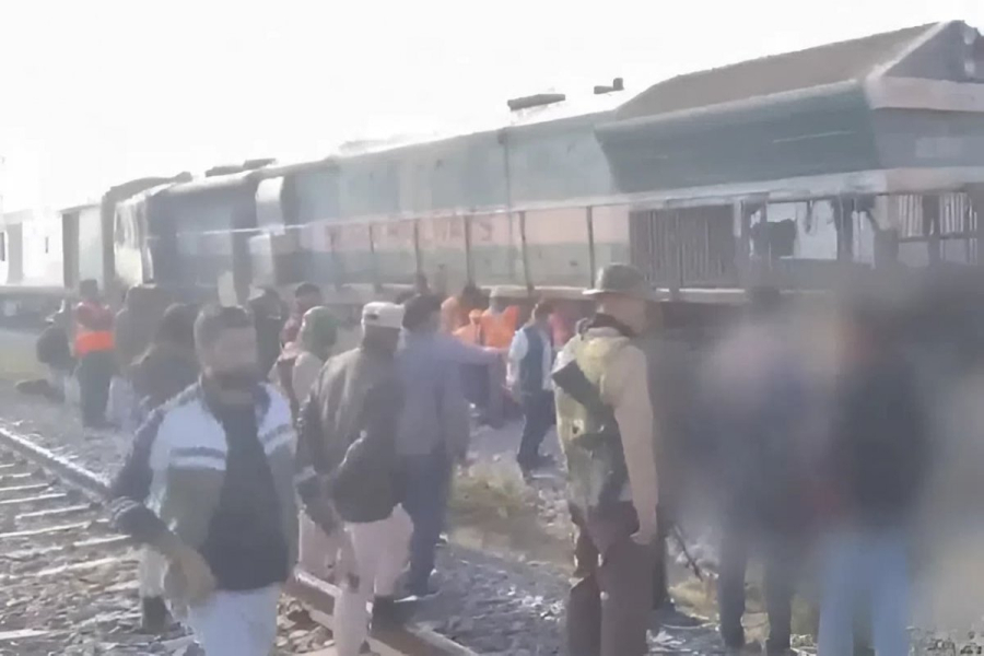 Поезд в Индии протаранил стадо слонов