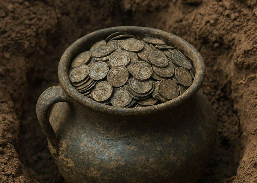 40 тысяч монет римской эпохи нашли во Франции