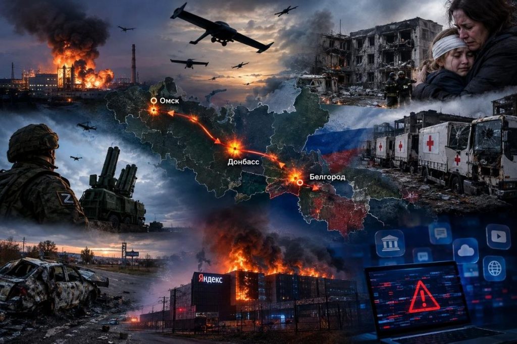 Атаки дронов ВСУ от Омска до Белгорода с Донбассом напомнили о военных буднях