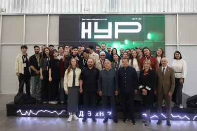 Минниханов посетил крупнейший в России фестиваль медиаискусства НУР в Казани